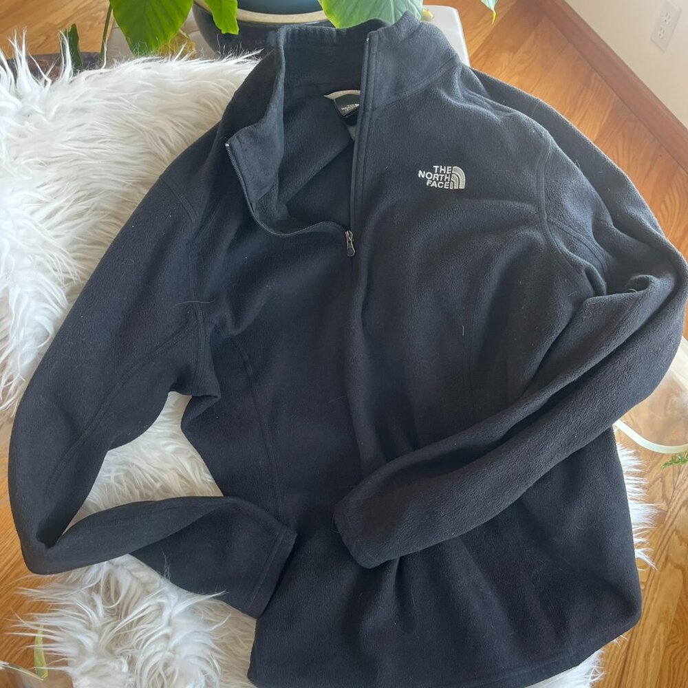 North Face Fleece  Pullover Quarter-zip Jacket